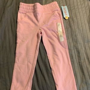 Cat & Jack pink sweatpants NWT